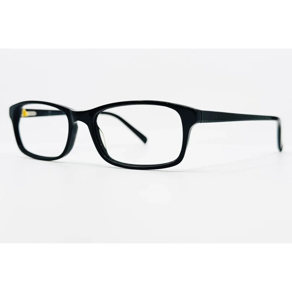 7 For All Mankind Eyeglasses Mens Black 765 Rectangular 53-17-143